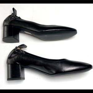 Everlane “The Day Heel” black leather
